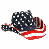 Classic COWBOY HAT - USA FLAG - SPECIAL PRICE!