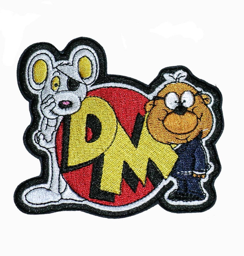 DANGER MOUSE Logo - CARTOON XL Edition 10 x 8cm PATCH!