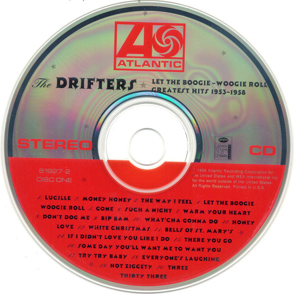 DRIFTERS (THE) - LET THE BOOGIE-WOOGIE ROLL - GREATES HITS 1953-1957 2CD Exceptional Very Rare CD