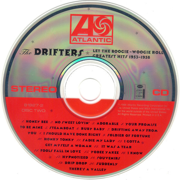 DRIFTERS (THE) - LET THE BOOGIE-WOOGIE ROLL - GREATES HITS 1953-1957 2CD Exceptional Very Rare CD