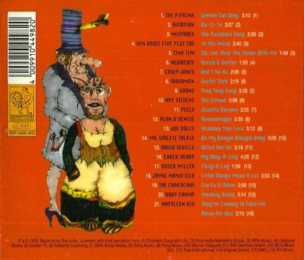 Various - FREAK OUT PARTY 21 Loony Tunes Volume 1  Fantastic Collectors RARE !! CD
