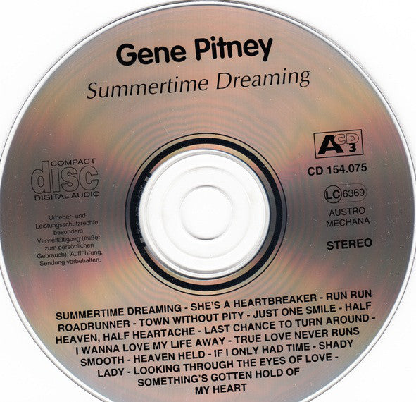 GENE PITNEY - Sumertime Dreaming CD
