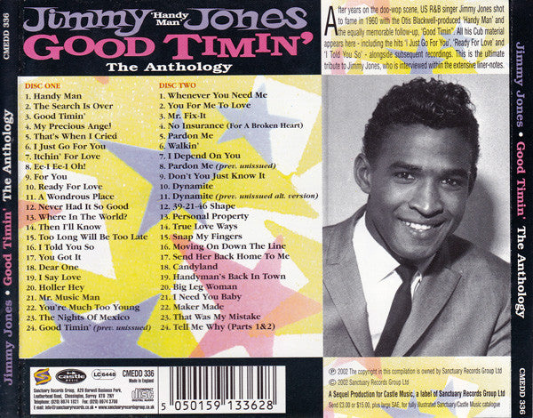 JIMMY JONES - GOOD TIMIN' THE ANTHOLOGY Ultimate Collection 2CD Collectors RARE !! CD
