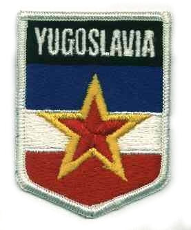 YUGOSLAVIA NATIONAL FLAG - Special OLYMPIC Edition PATCH! SFRJ - Jugoslavija