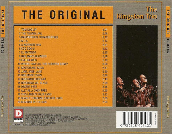 KINGSTON TRIO (THE) - THE ORIGINAL Super Budget price!