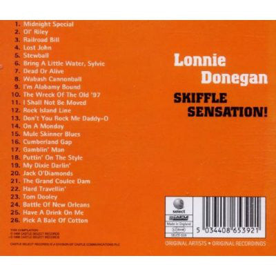 LONNIE DONEGAN - SKIFFLE SENSATION! Super Budget Price CD