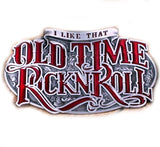 Rockabilly Special: OLD TIME ROCKNROLL Large Belt BUCKLE