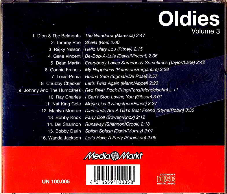 Various - OLDIES Volume 3 CD Special Offer!