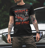 SUMBITCH - MUSCLE HIGH OCTANE V8-POWER T-Shirt