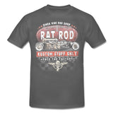 RAT ROD - KUSTOM STUFF ONLY "F*ck the factories" Official Licensed T shirt GREY Vintage look