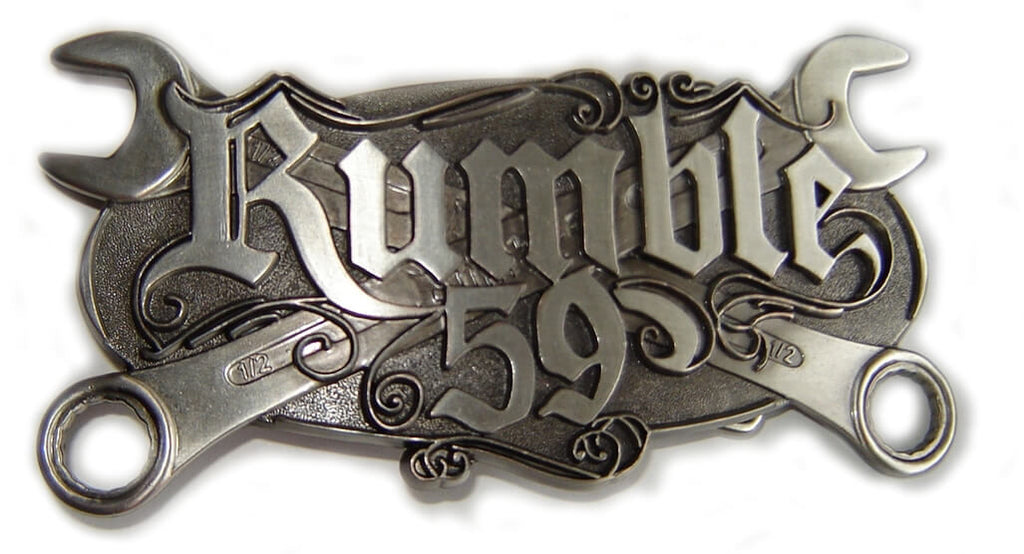 Rockabilly Special: RUMBLE V8 TOOLS Belt BUCKLE