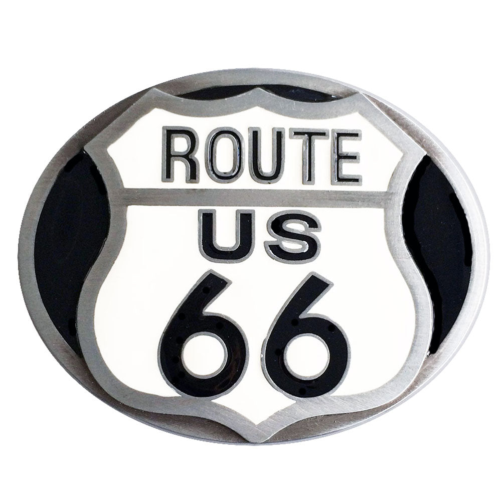 ROUTE 66 "On the Road again" Super Belt BUCKLE