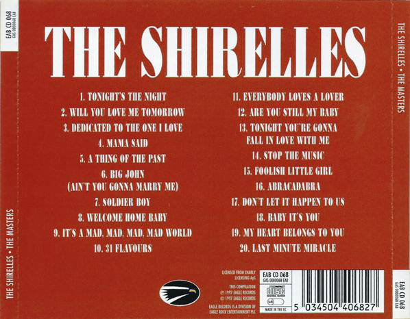 SHIRELLES (THE) - THE MASTERS - 20 Classic Tracks CD