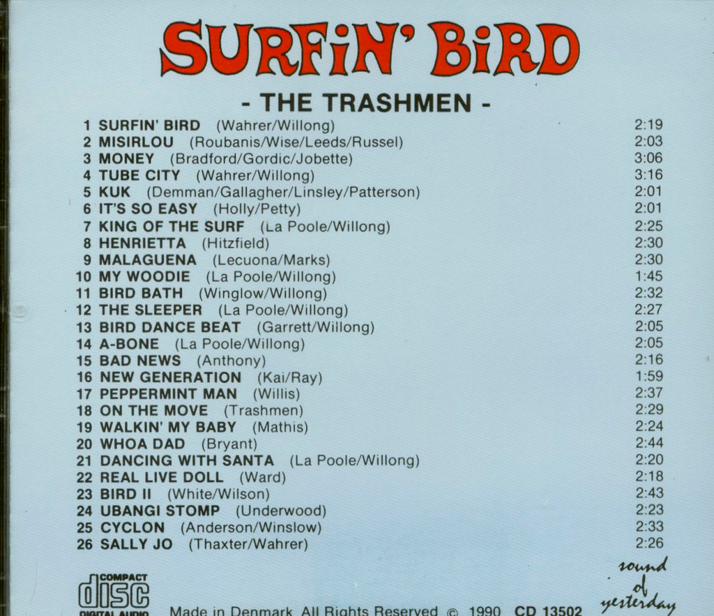 TRASHMEN (THE) - SURFIN' BIRD CD