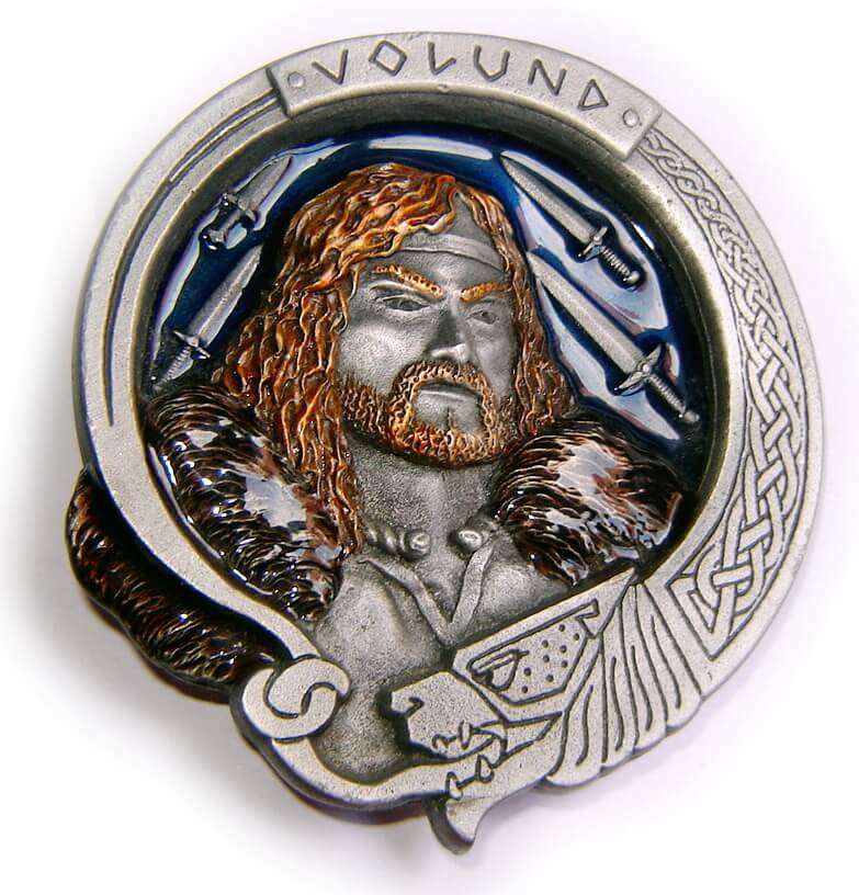 VOLUND WAYLAND Viking Belt BUCKLE