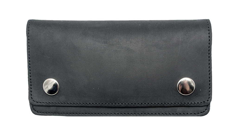 Leather WALLET Classic Special Made in USA - BLACK