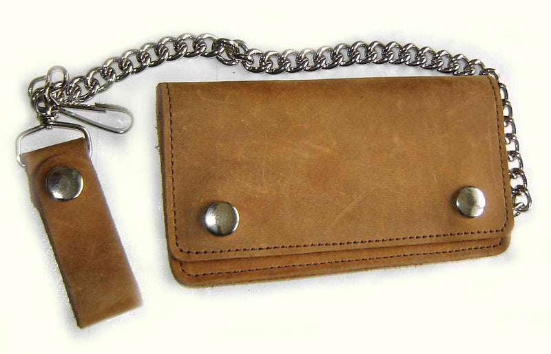 Leather WALLET Classic Special Made in USA - BROWN