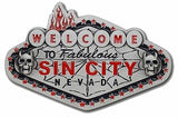 SIN CITY - WELCOME TO... Like Vegas FANTASTIC Rocknroll Belt BUCKLE