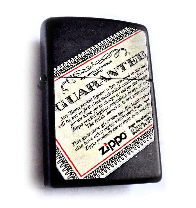 Zippo GUARANTEE LIFE TIME Special Collectors Masterpiece in one!