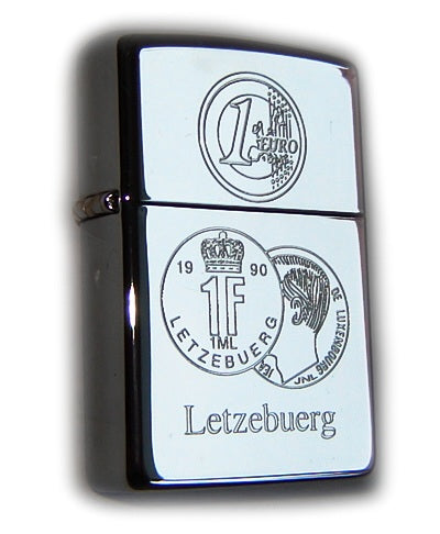 Zippo LETZEBUERG (LUXEMBURG) 1 EURO INTRODUCTION Limited Edition