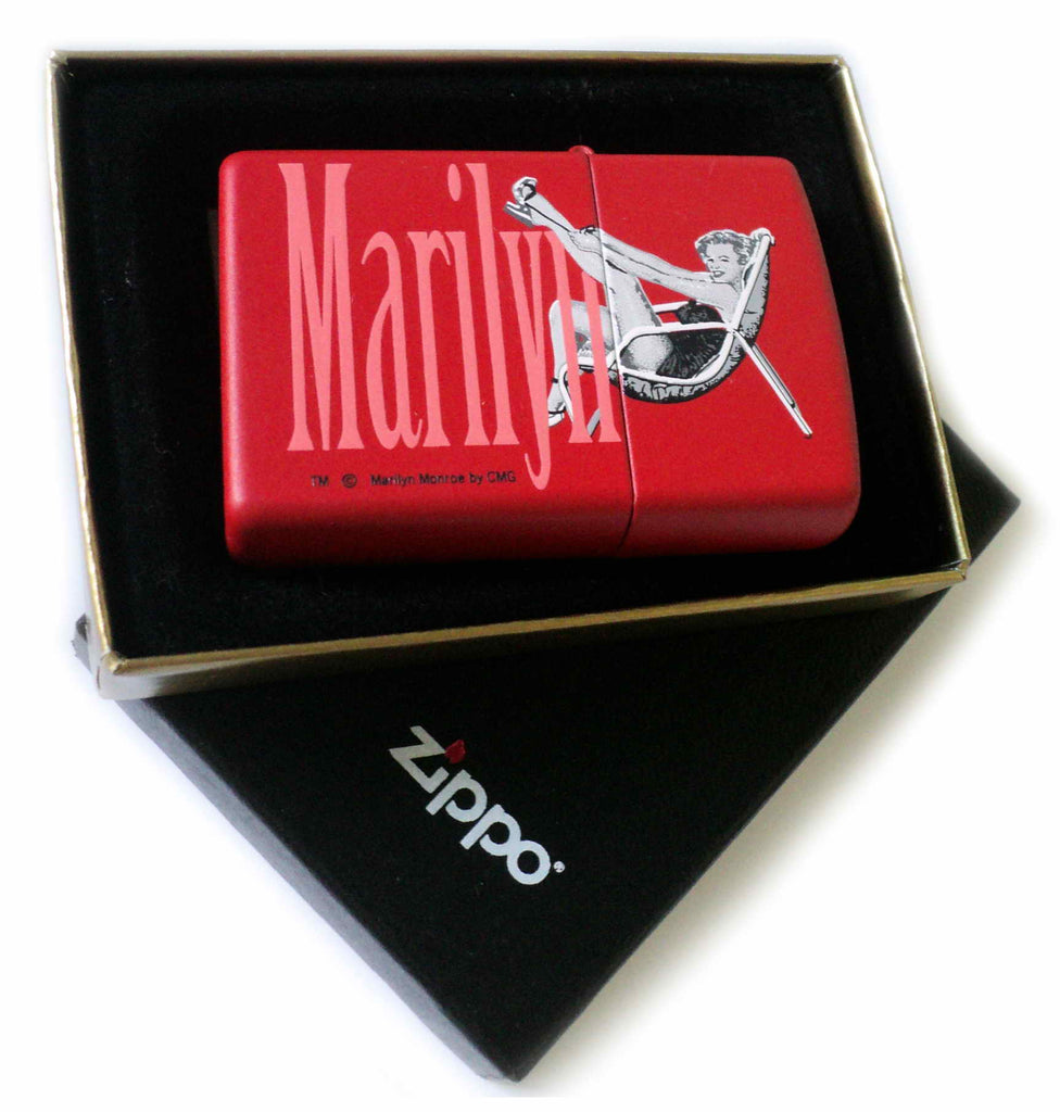 Zippo MARILYN MONROE "STARS OF HOLLYWOOD" Special Edition GOLD BOX