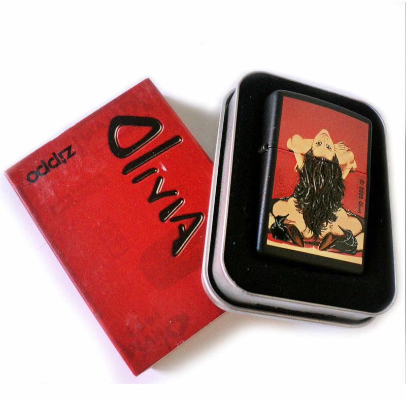 Zippo OLIVIA PIN UP "Heat Seeker" Limited Edition Mega RARE!