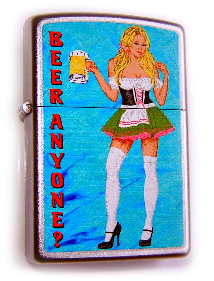 Zippo BEER ANYONE - OKTOBERFEST PIN UP GIRL Special Edition