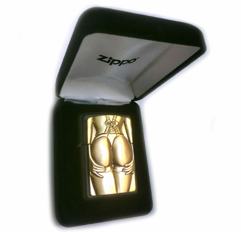 Zippo PIN UP TATTOO SURPRISE Sexy Massive Plate SPECIAL LUXURY GOLD EDITION