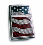 Zippo AMERICAN FLAG USA - Massive Plate Special Edition