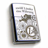 Zippo ZWÖLF LÄNDER EINE WÄHRUNG (12 Land One Currency) EURO Limited Edition