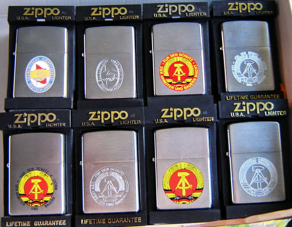 Zippo DDR - COMPLETE Limited Edition SET MEGA RARE