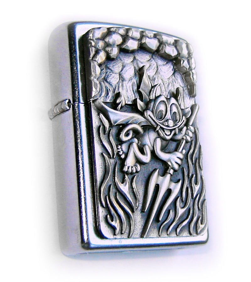 Zippo LITTLE DEV FUNNY 3D Beautiful Massive Plate SPECIAL