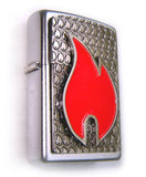 Zippo NEVER ENDING FLAME Deux Massive Plate SPECIAL