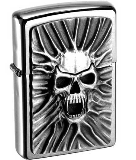 Zippo SKULL SCREAM OF SANDS Massive Plate SPECIAL
