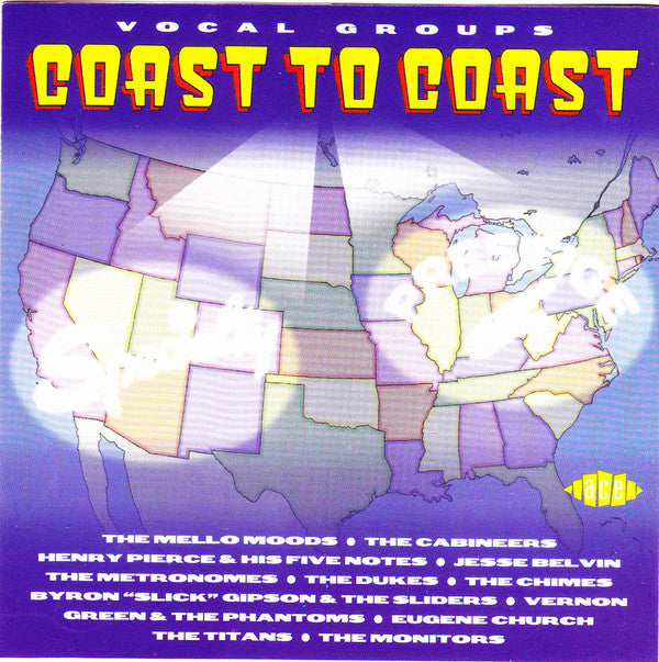 Various - COAST TO COAST: VOCAL GROUPS RARE CD!