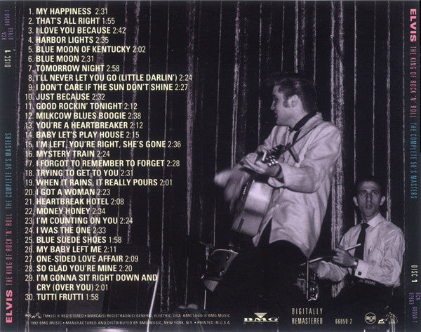 ELVIS PRESLEY - "The King Of Rock n Roll" - COMPLETE 50s MASTERS Disc 1 Fantastic Collection CD